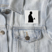Richter an der Gavel-Silhouette Button (Beispiel)