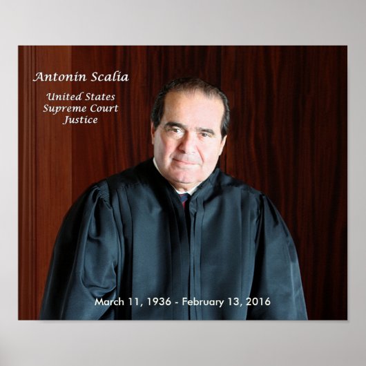 Richter Antonin Scalia Poster (Vorne)