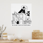 Richter Cartoon 5321 Poster (Küche)