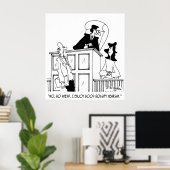 Richter Cartoon 5321 Poster (Heimbüro)