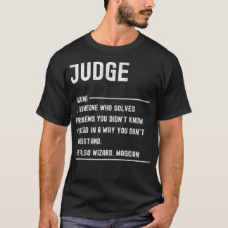 Richter definiert "Funny Job Title" T-Shirt