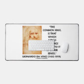 Richter des gesunden Menschenverstandes Leonardo d Schreibtischunterlage (Tastatur & Maus)