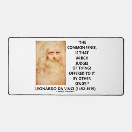 Richter des gesunden Menschenverstandes Leonardo d Schreibtischunterlage