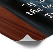 Richter des Obersten Gerichtshofs Antonin Scalia Poster (Ecke)