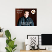 Richter des Obersten Gerichtshofs Antonin Scalia Poster (Heimbüro)