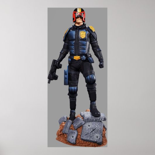 Richter Dreid Comic Charcter Held Poster (Vorne)