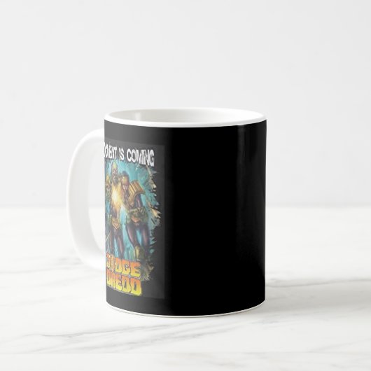 Richter dreistes Comic Kaffeetasse (Vorderseite Links)