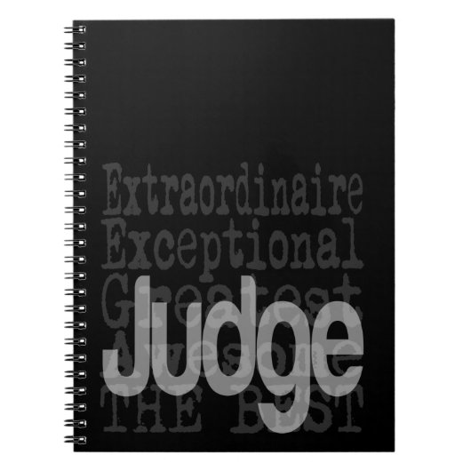 Richter Extraordinaire Notizblock (Vorderseite)