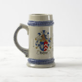 Richter Familienwappen Stein Bierglas (Links)