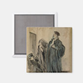Richter, Frau und Kind Magnet (Vorderseite/Rückseite)
