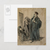 Richter, Frau und Kind Postkarte (Vorne/Hinten)