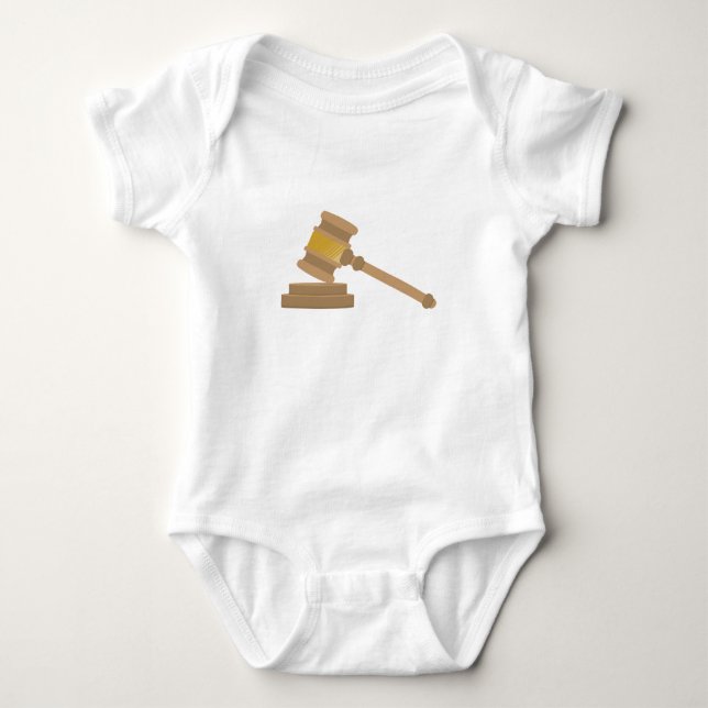 Richter Gavel Baby Strampler (Vorderseite)