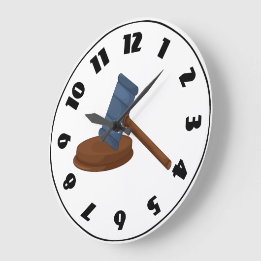 Richter Gavel Clock Große Wanduhr (Winkel)