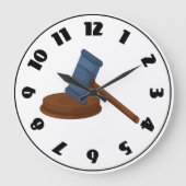 Richter Gavel Clock Große Wanduhr (Vorderseite)