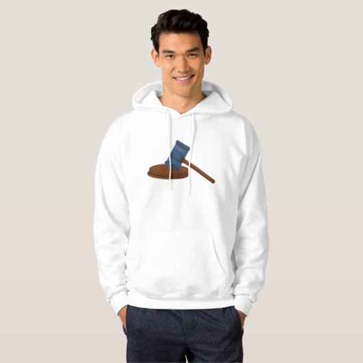 Richter Gavel Mens Hoodie (Vorne ganz)