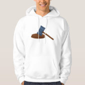 Richter Gavel Mens Hoodie (Vorderseite)