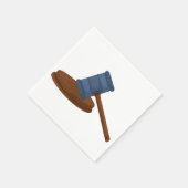 Richter Gavel Paper Napkins Serviette (Ecke)