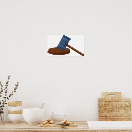 Richter Gavel Poster (Küche)