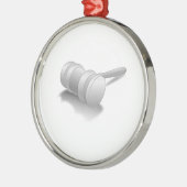 Richter-Hammer Ornament Aus Metall (Links)