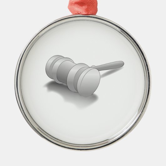 Richter-Hammer Ornament Aus Metall (Vorne)