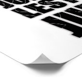 "Richter nicht, damit du beurteilt wirst", drucken Poster (Ecke)