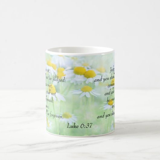 Richter nicht - Luke 6:37 Kaffeetasse (Mittel)