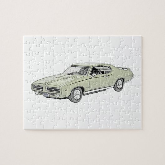 Richter Pontiac GTO 1969 Puzzle (Horizontal)