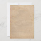 Richter-Ruhestands-Einladung - Party Vintages Einladung (Rückseite)