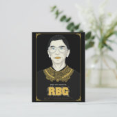 Richter Ruth Bader Ginsburg Postkarte (Stehend Vorderseite)