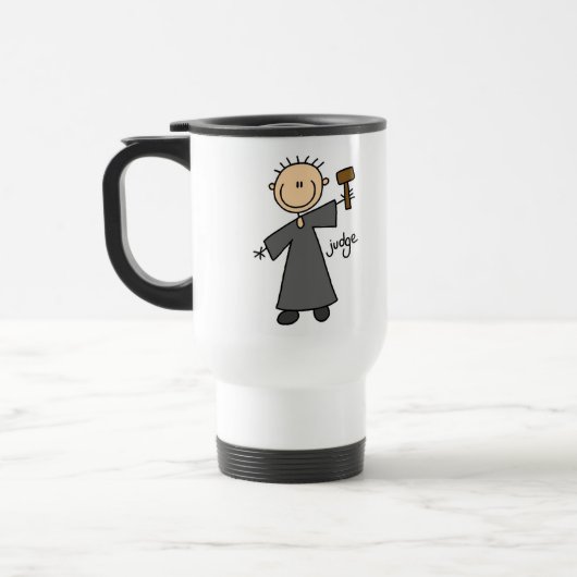 Richter-Strichmännchen-Tasse Reisebecher (Links)