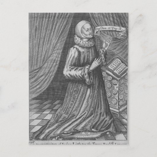 Richter Thomas Littleton, 1628 Postkarte (Vorderseite)