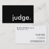 Richter. Visitenkarte (Vorne/Hinten)