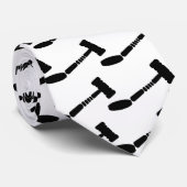 Richterhammer Krawatte (Gerollt)