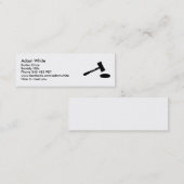 Richterhammer Mini Visitenkarte (Vorne/Hinten)