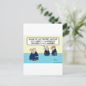 Richterjustiz mit Barmherzigkeit Postkarte (Stehend Vorderseite)