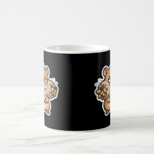 Richterliches Hamster-Seitenblick-Fun-Shirt Kaffeetasse