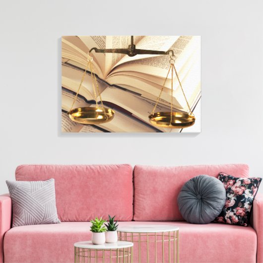 Richterskala Leinwanddruck (Insitu (Wohnzimmer))