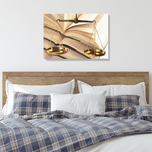 Richterskala Leinwanddruck (Insitu (Schlafzimmer))