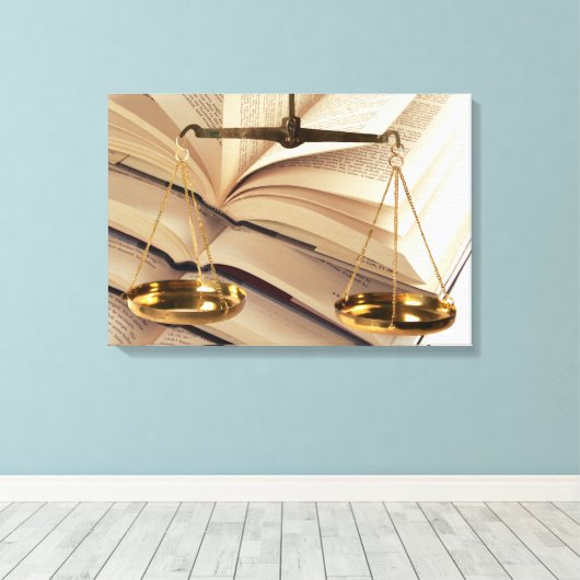 Richterskala Leinwanddruck (Insitu (Holzboden))