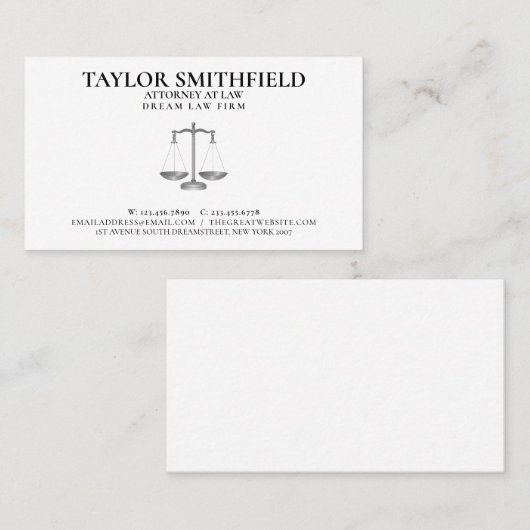 Richterskala Visitenkarte (Vorne/Hinten)