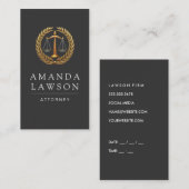 Richterskales | Rechtsanwaltsrecht | Gerichtshof Terminkarte (Vorne/Hinten)