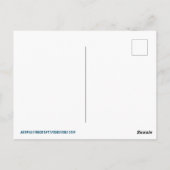 Richtertauben in Sweaters Whimsical Bird Art Postkarte (Rückseite)