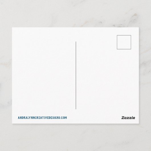 Richtertauben in Sweaters Whimsical Bird Art Postkarte (Rückseite)