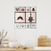 Richtet alle Coll One Poster (Küche)