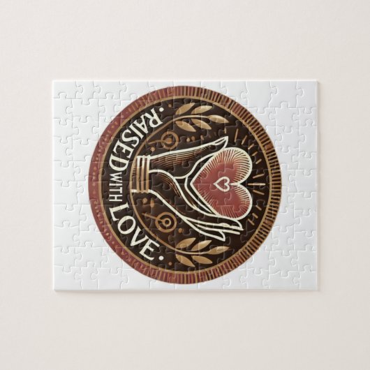 Richtet mit Liebe Logo Puzzle (Horizontal)