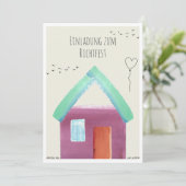 Richtfest Einladung Bauherr 2024 Einladungskarte (Stehend Vorderseite)