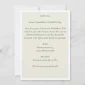 Richtfest Einladung Bauherr 2024 Einladungskarte (Rückseite)