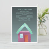 Richtfest Einladung Bauherr 2024 Einladungskarte (Stehend Vorderseite)