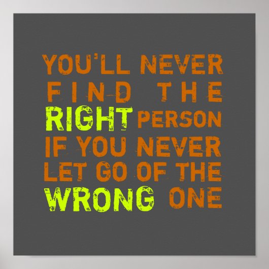 RICHTIG & FALSCH ~ Poster (Vorne)