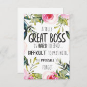 Richtig großes Mentor-Bonusangebot für Mentor-Gesc Dankeskarte (Vorne/Hinten)